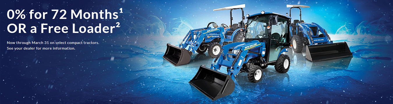 New Holland compact tractor promotions
